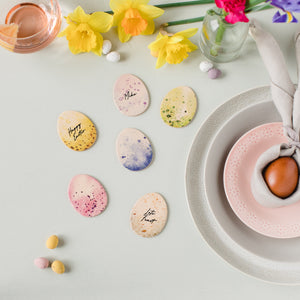 Personalised Easter Table Place Setting