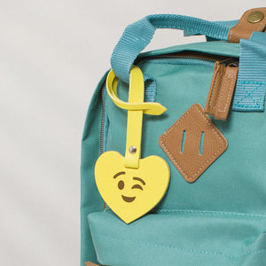 Emoji Heart Bag Tag