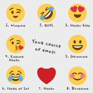 Emoji Round Keyring